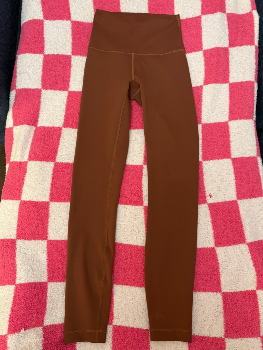 Brown Lululemon Wonder Under Leggings Size 0 & 23” 🫧